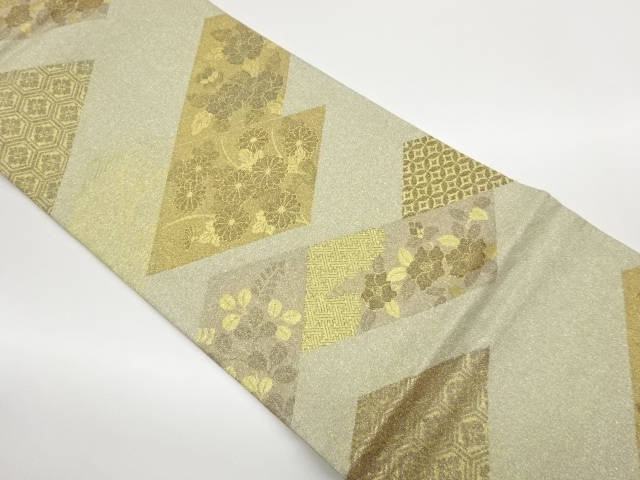 JAPANESE FUKURO OBI / WOVEN CLASSICAL PATTERN